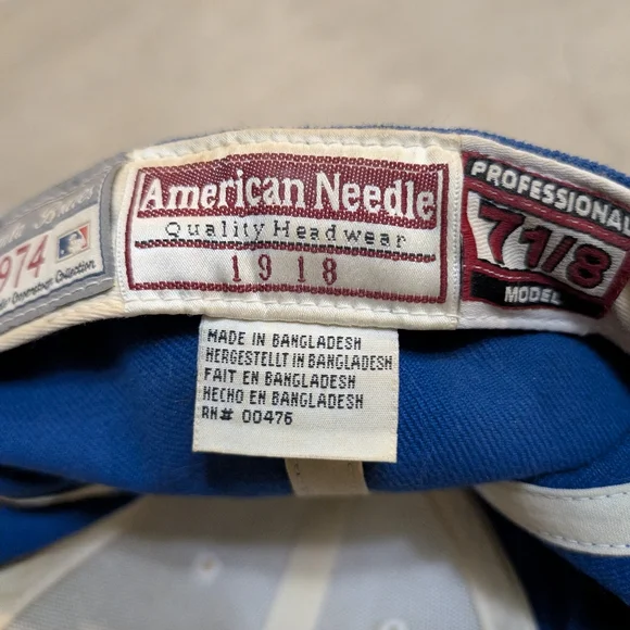 VTG American Needle Atlanta Braves Hat Men's 7 1/8 Flaws - Picture 6 of 7
